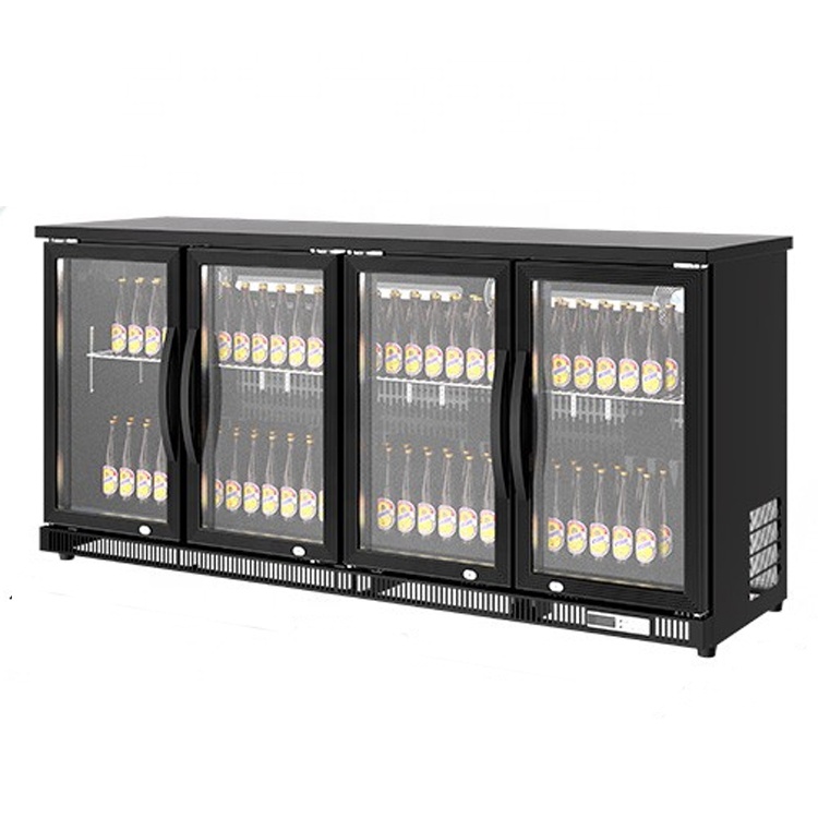 Wine Beer Dual Zone - Peralatan Bar Komersial Kulkas Display Minuman