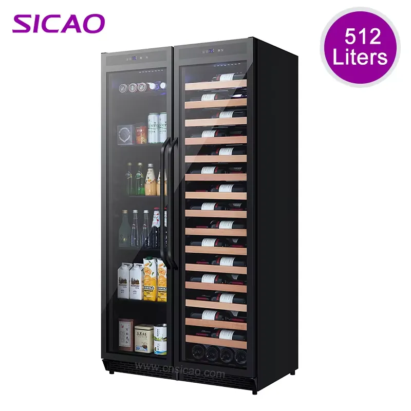 Wine Beer Dual Zone - Kulkas Minuman Terintegrasi Dua Pintu Pendingin