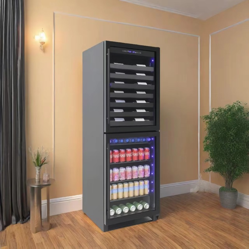 Kulkas minuman elektrik cerdas - Wine Beer Dual Zone ulasan dan harga