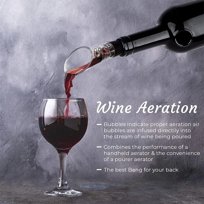 Aerator anggur penutup botol a - Wine Aerator Pour ulasan dan harga