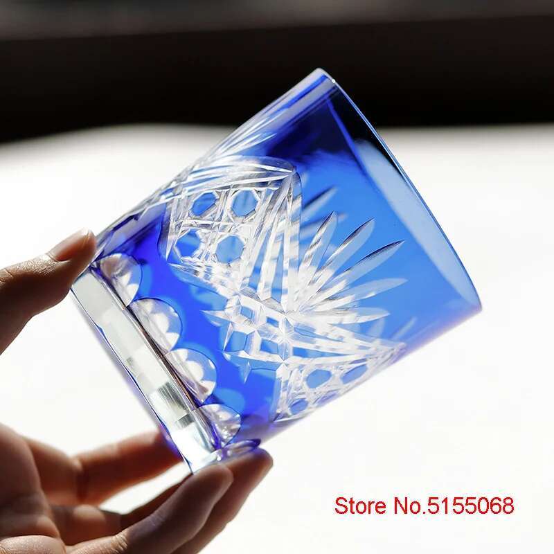 Gelas Wiski Blue Dragon Eye Mu - Whisky Beer And Wine ulasan dan harga