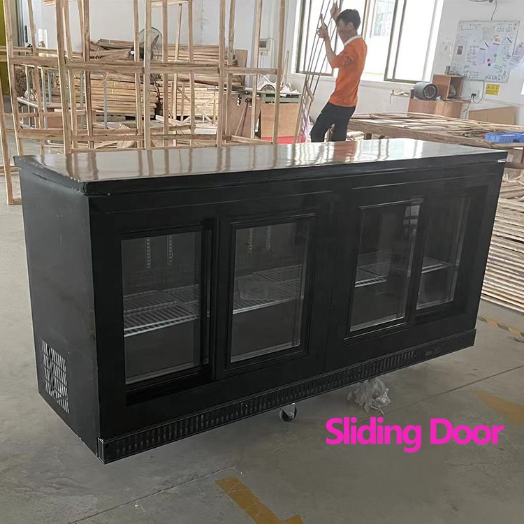 Peralatan Bar Komersial Kulkas - Wine Beer Dual Zone ulasan dan harga