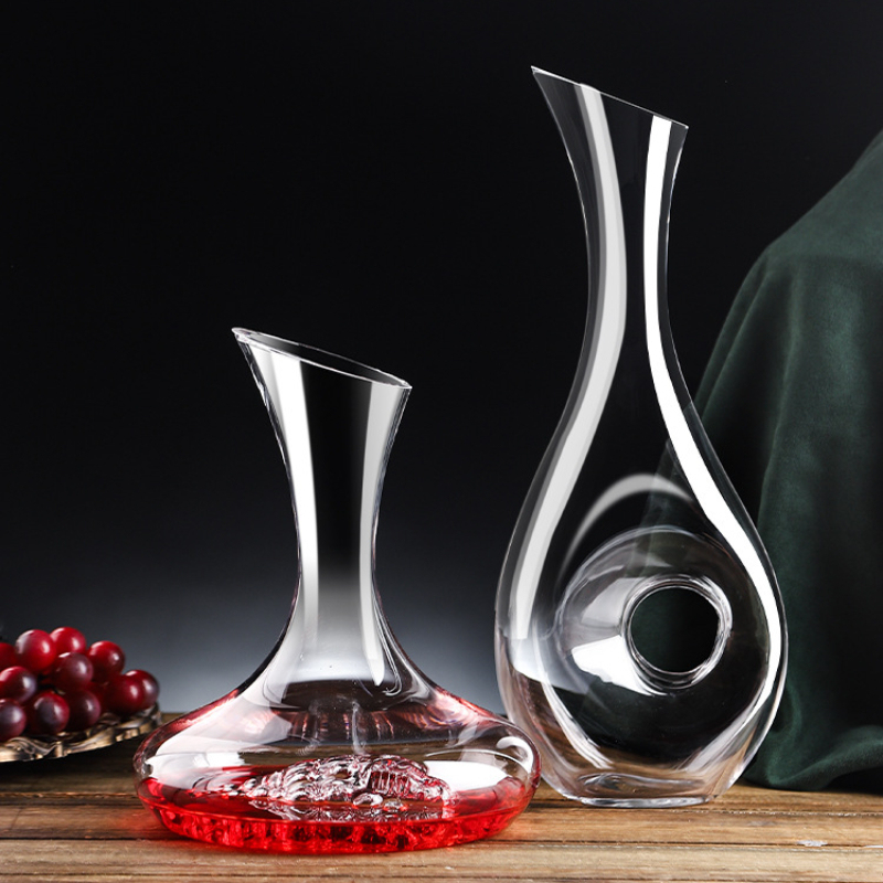 Dekanter Anggur Kaca Kristal M - Wine Aerator Pour ulasan dan harga